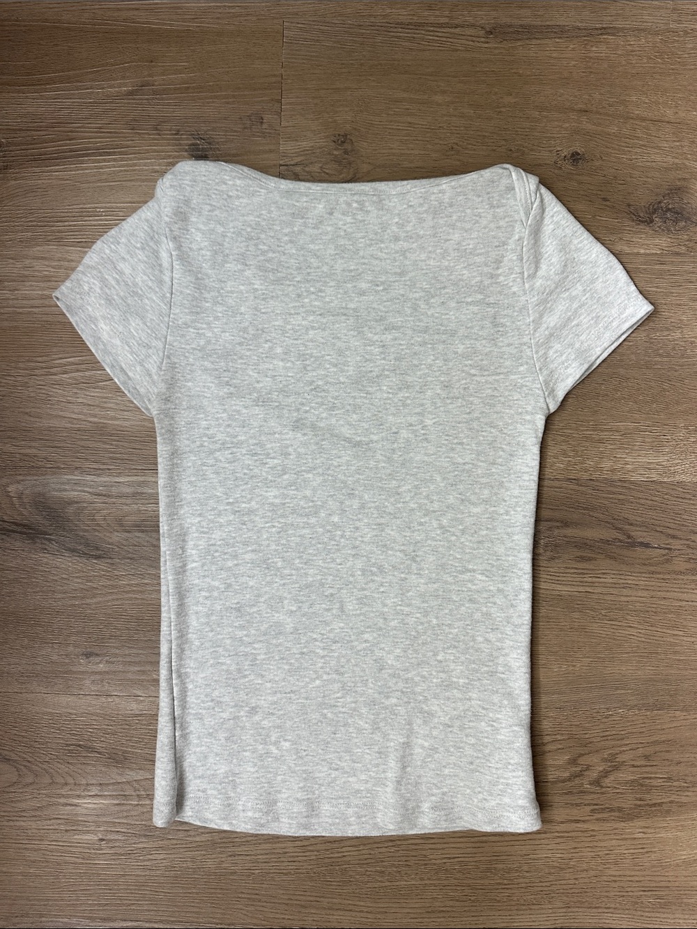 Old Navy Light Heather Gray Short Sleeve Crewneck Tee